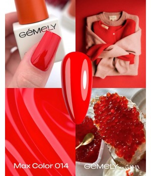 Гель-лак Gemely Max color №14, 10 мл TPO free